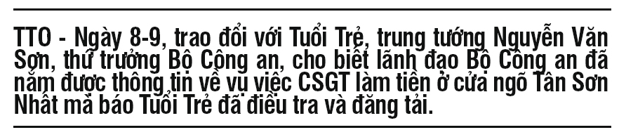 Xử lý nghiêm, không bao che cảnh sát giao thông làm luật - Ảnh 1.