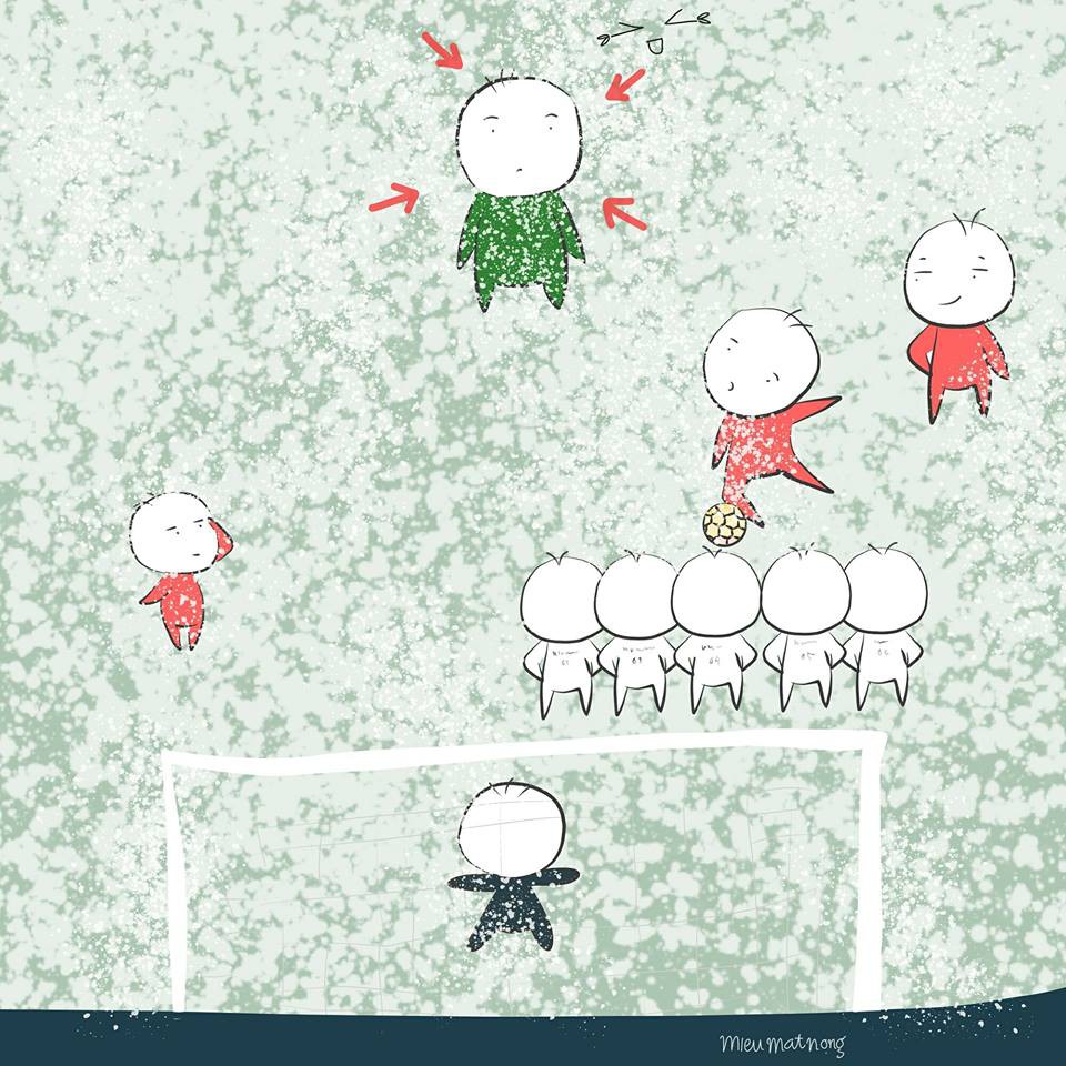 Loạt hình vẽ đáng yêu về hành trình đáng nhớ của U23 Việt Nam - Ảnh 10. Loạt hình vẽ đáng yêu về hành trình đáng nhớ của U23 Việt Nam - Ảnh 10.