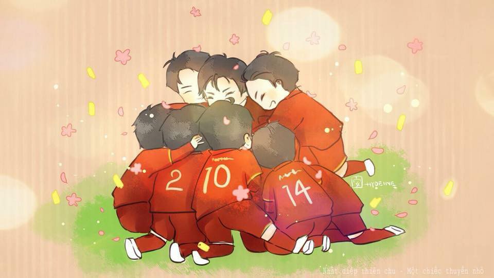 Loạt hình vẽ đáng yêu về hành trình đáng nhớ của U23 Việt Nam - Ảnh 13. Loạt hình vẽ đáng yêu về hành trình đáng nhớ của U23 Việt Nam - Ảnh 13.