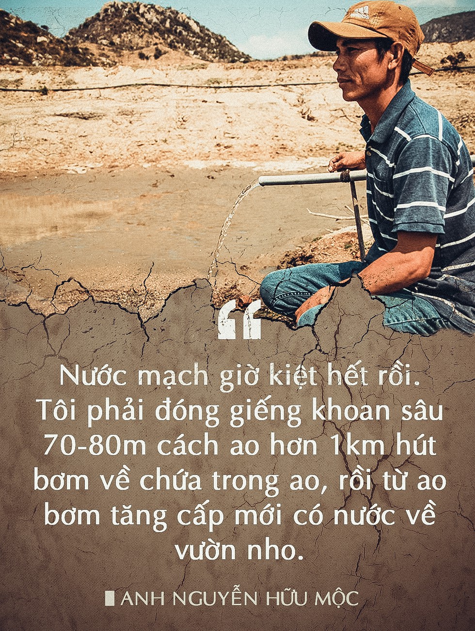 Ninh Thuận khát cháy ngay đầu mùa khô - Ảnh 3.