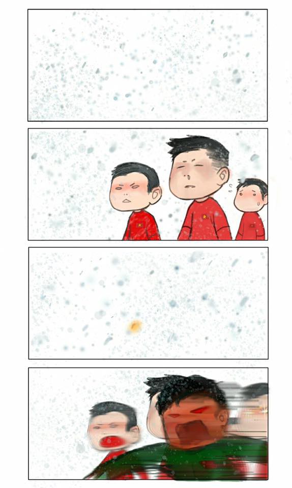 Loạt hình vẽ đáng yêu về hành trình đáng nhớ của U23 Việt Nam - Ảnh 4. Loạt hình vẽ đáng yêu về hành trình đáng nhớ của U23 Việt Nam - Ảnh 4.