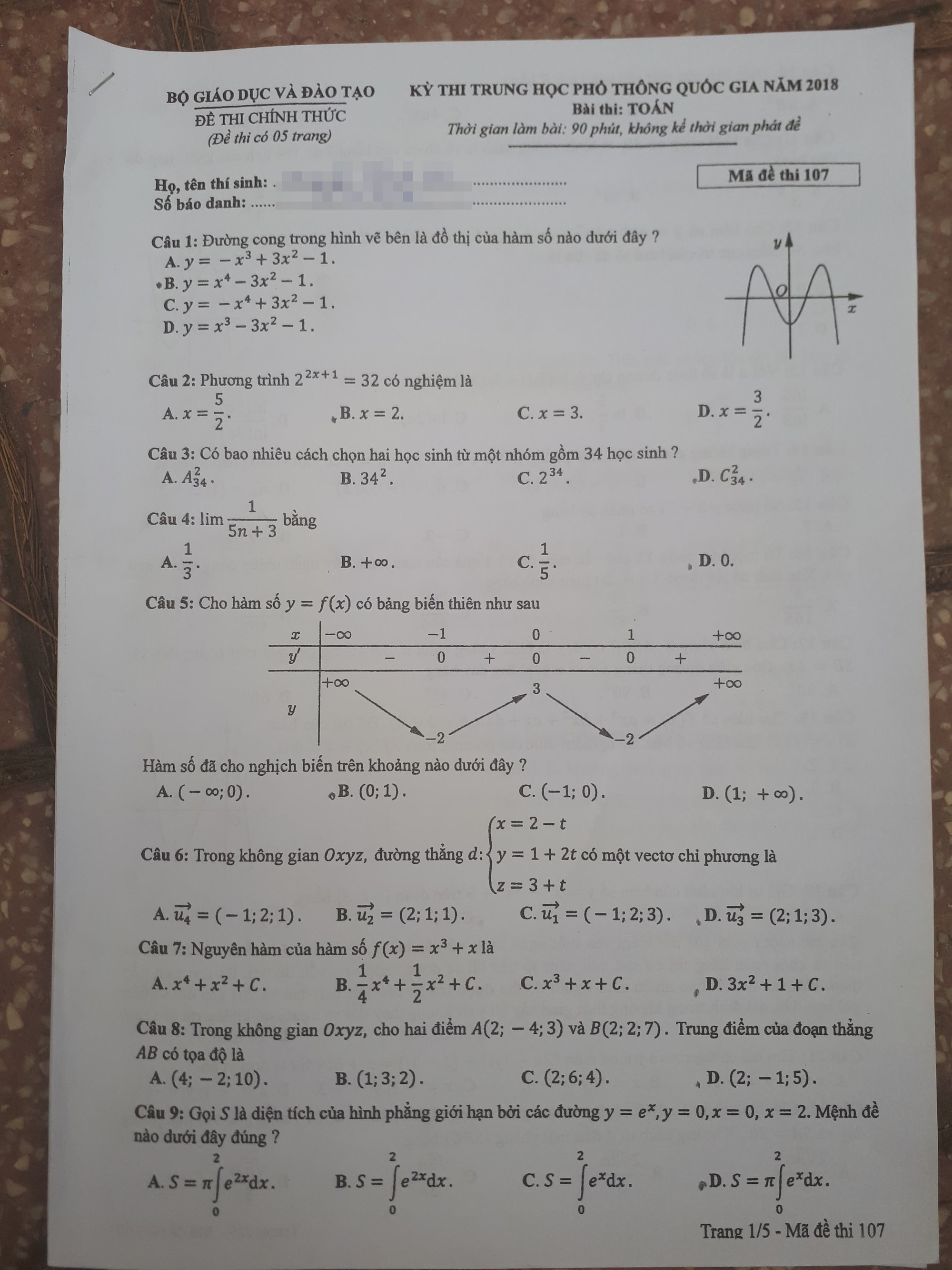 Thí sinh than đề thi toán THPT quốc gia dài và khó, nhiều em bật khóc - Ảnh 27. Thí sinh than đề thi toán THPT quốc gia dài và khó, nhiều em bật khóc - Ảnh 27.