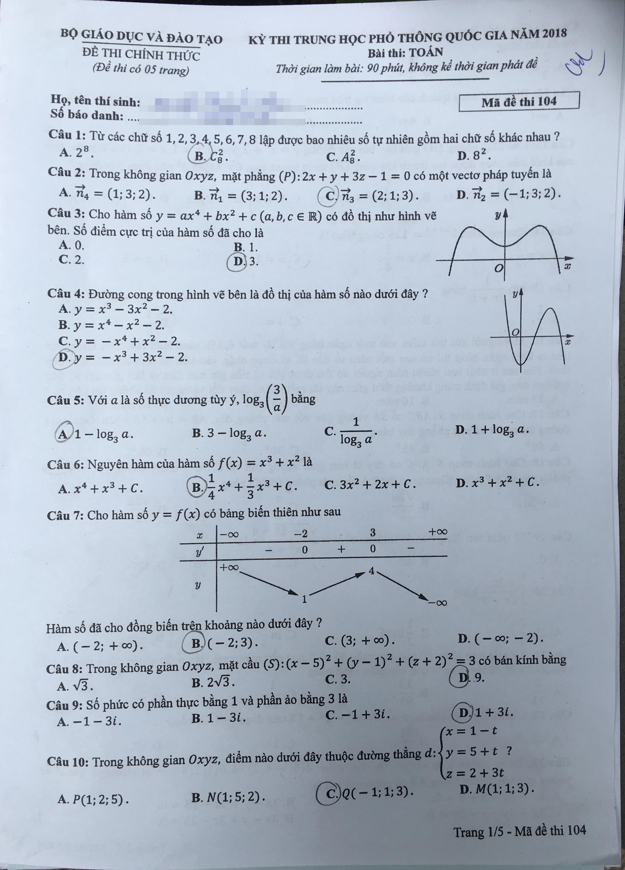 Thí sinh than đề thi toán THPT quốc gia dài và khó, nhiều em bật khóc - Ảnh 22. Thí sinh than đề thi toán THPT quốc gia dài và khó, nhiều em bật khóc - Ảnh 22.