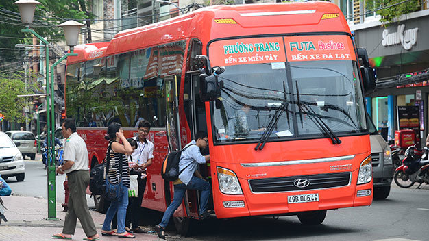 Xe giường nằm Phương Trang - Ảnh: Quang Định
