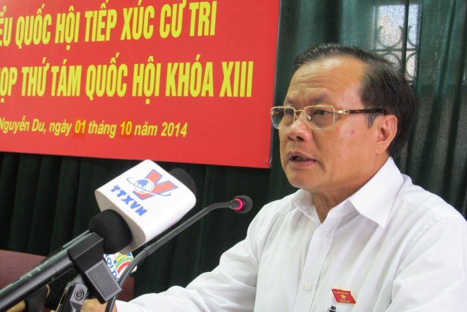 Bí thư Thành ủy Hà Nội Phạm Quang Nghị “đặt hàng” tố cáo tiêu cực trong cấp sổ đỏ ở Hà Nội (ảnh Xuân Long)