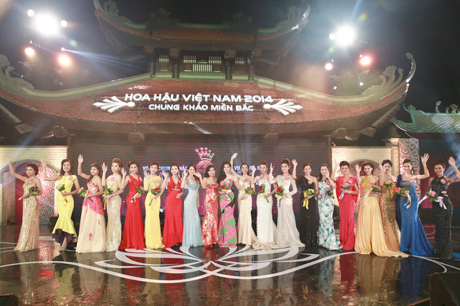 20 thí sinh xuất sắc được chọn tham dự Chung kết Hoa hậu Việt Nam 2014 tại Phú Quốc. - Ảnh: BTC cung cấp