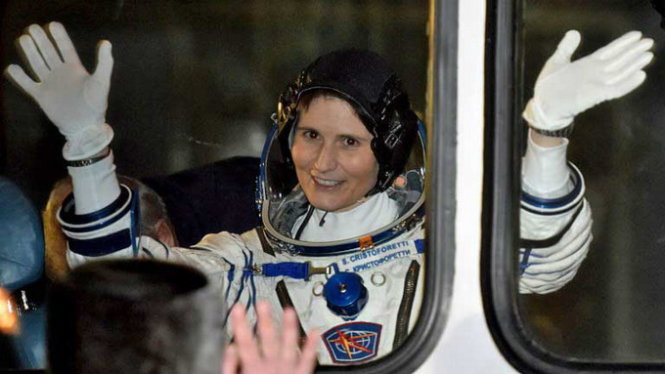 Samantha Cristoforetti, người phụ nữ Ý đầu tiên bay vào không gian và làm việc trên ISS - Ảnh: Reuters
