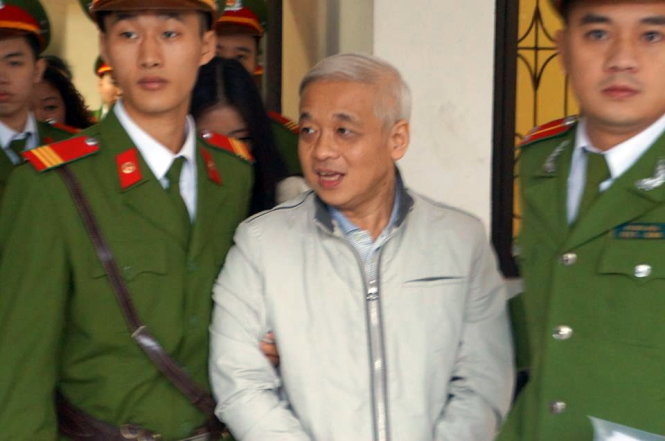 Bầu Kiên tại phiên tòa phúc thẩm - Ảnh: T.Sơn