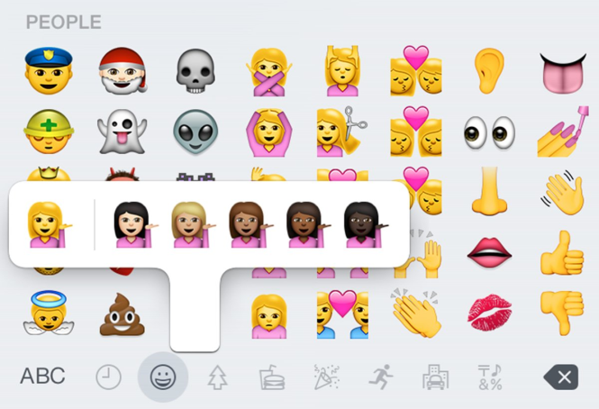 Emoji mới trong iOS 8.3 - Ảnh: Business Insider