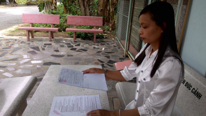 Bà Nguyễn Thị Bích Ngọc mặc dù trúng đấu giá nhưng vẫn chưa được giao tài sản- Ảnh: Đ.Vịnh