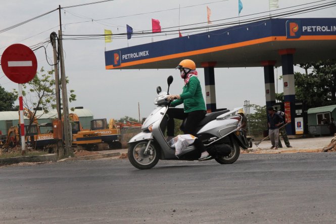 Quốc lộ 1 đoạn Hòa Cầm - Hòa Phước có nhiều đoạn xuống cấp - Ảnh: Đ.Cường