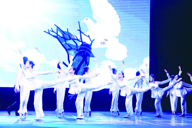 Kịch múa Khoảnh khắc bất tử được dựng năm 2014 từ nguồn tài trợ của Hội Nghệ sĩ múa Việt Nam - Ảnh: Thanh Hoa