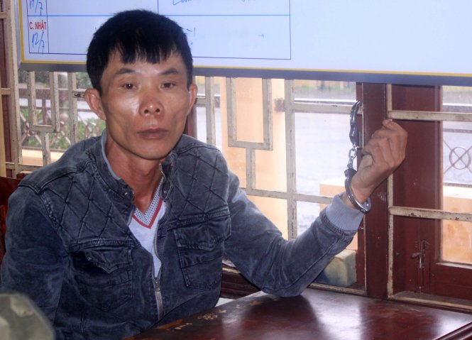 Nguyễn Thanh Hùng, thành viên nhóm trộm két sắt của Quỹ tín dụng nhân dân Gia Hiệp Ảnh: ĐỨC HUY