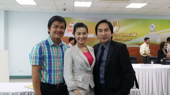 Ban huấn luyện cuộc thi Chuông vàng vọng cổ 2015 - Ảnh: NGUYỄN LỘC