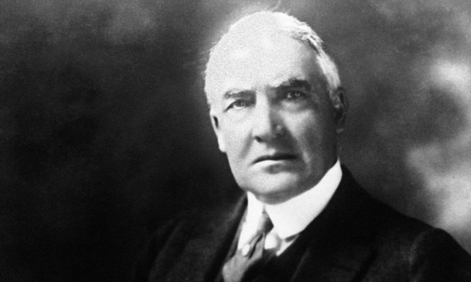 Cố tổng thống Mỹ Warren Harding - Ảnh: AP
