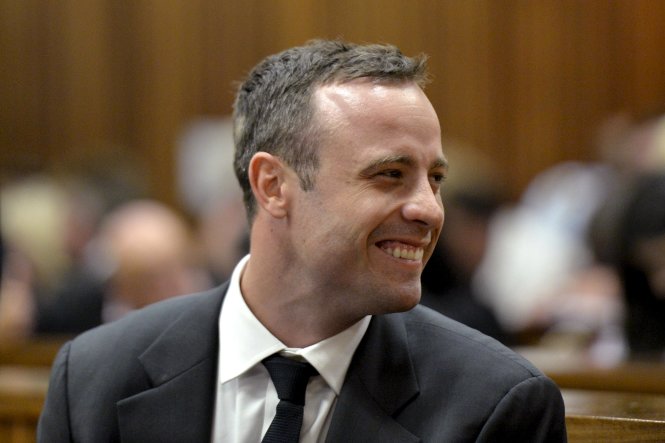 Vận động viên điền kinh khuyết tật người Nam Phi Oscar Pistorius - Ảnh: Reuters