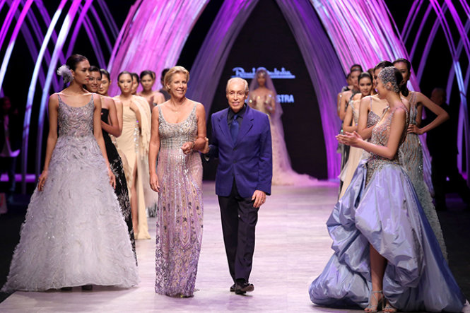 Nhà thiết kế gạo cội người Ý, Renato Balestra - Ảnh: Gia Tiến