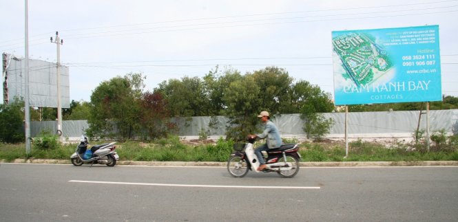 Được giao hơn 15,13ha tại bắc bán đảo Cam Ranh (Khánh Hòa) để thực hiện dự án, nhưng sáu năm qua nhà đầu tư hầu như không triển khai - Ảnh: P.S.Ngân