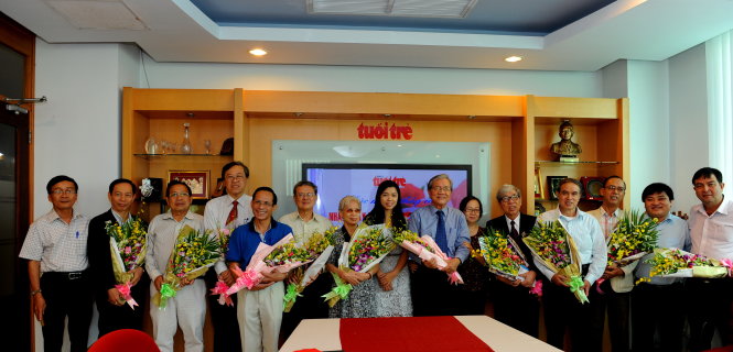 Họp mặt giáo sư, bác sĩ, dược sĩ nhân Ngày nhà giáo VN do báo Tuổi Trẻ tổ chức ngày 19-11-2015 - Ảnh: Tự Trung