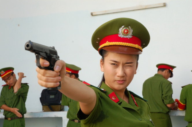 Minh Thảo trong phim Nữ cảnh sát tập sự - Ảnh: ĐPCC