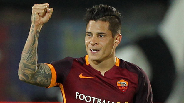 Iturbe trong màu áo AS Roma - Ảnh: AP
