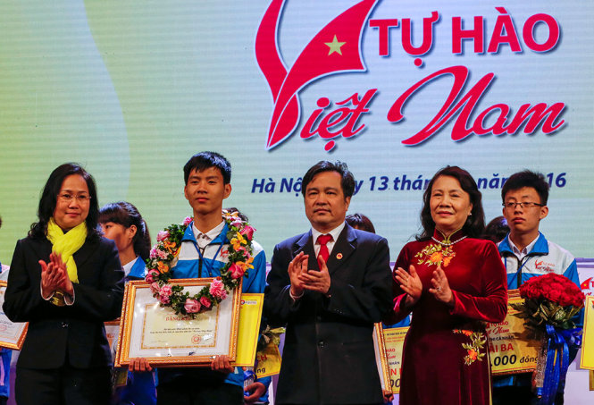 Huỳnh Thanh Thân - giải nhất “Tự hào Việt Nam” - Ảnh: Việt Dũng