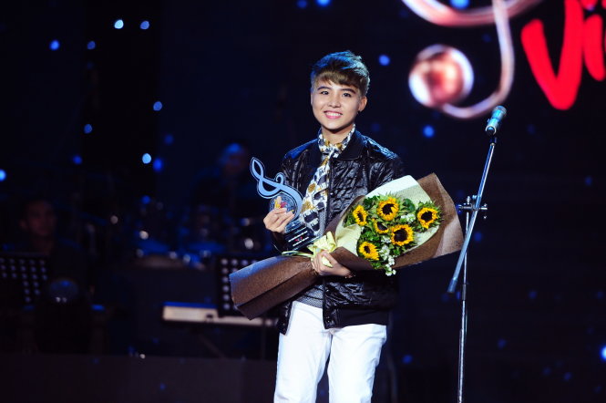 Vũ Cát Tường từng nhận được khá nhiều giải thưởng tại chương trình Bài hát Việt