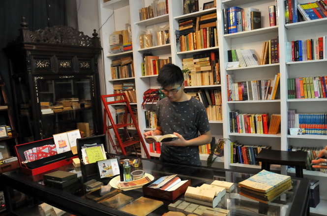 Một góc không gian của Book Nest - Ảnh: T.T.D.