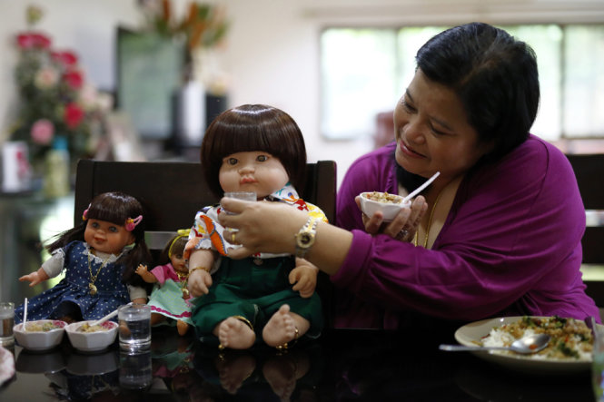 Một phụ nữ Thái cho