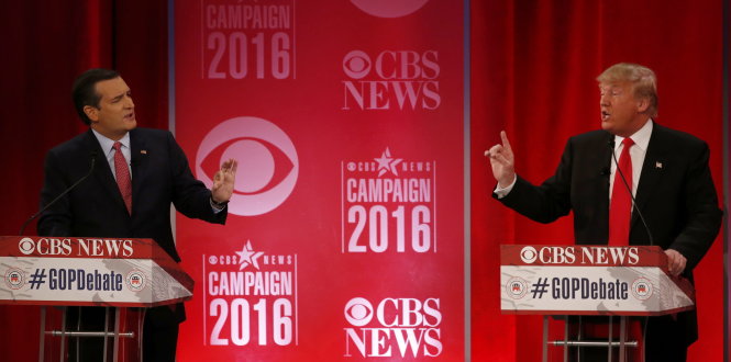 Tỷ phú Donald Trump gọi Thượng nghị sĩ Ted Cruz là