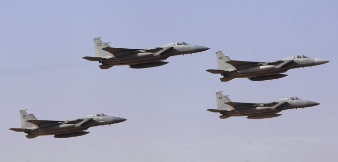 Hơn 35.000 binh sỹ từ 20 quốc gia tham gia cuộc tập trận quy mô lớn do Saudi Arabia điều hành - Ảnh: Reuters