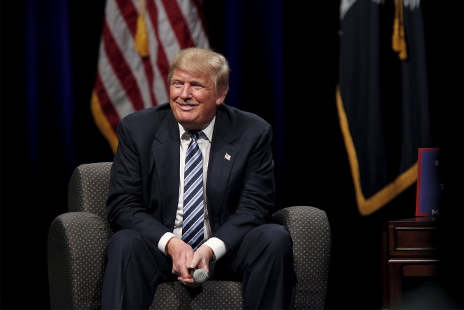 Tỷ phú Donald Trump đang là ứng cử viên hàng đầu của Đảng Cộng hòa, nhưng ông Obama tin rằng ông Trump sẽ thất bại - Ảnh: Reuters