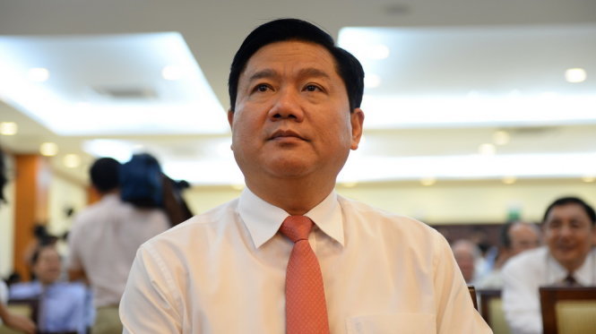 Tân bí thư Thành ủy TP.HCM Đinh La Thăng - Ảnh: Thuận Thắng