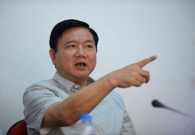 Bí thư Thành ủy TP.HCM Đinh La Thăng - Ảnh: Thuận Thắng