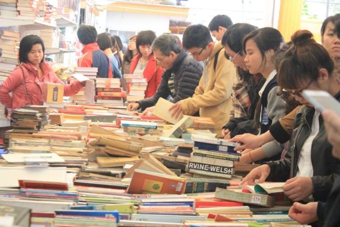 Đại hội sách cũ lần 3 - 2015 - Ảnh: Alphabooks