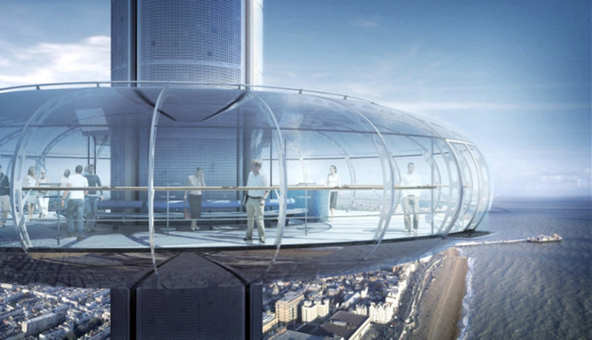 Đài quan sát từ độ cao 162m. Ảnh: businessinsider