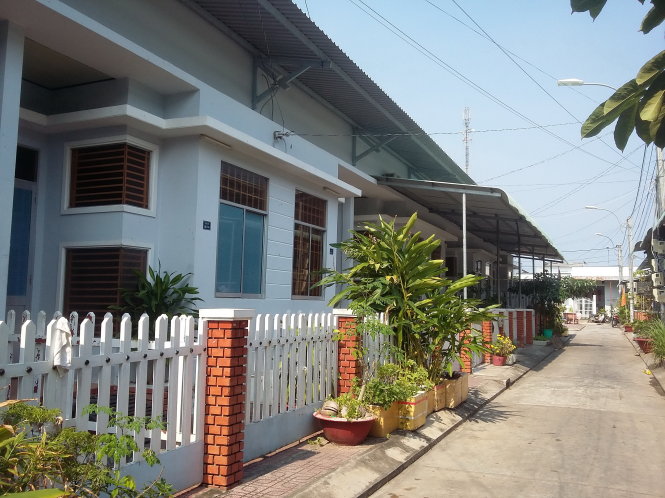 Khu nhà ở xã hội tại P.9 (TP Cà Mau) có nhiều cán bộ thuê nhà nhưng không trực tiếp ở - Ảnh: Tấn Thái