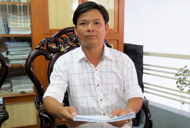Giáo viên Tô Minh Vương - Ảnh: Đ. Vịnh