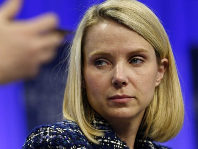 Giám đốc điều hành Yahoo bà Marissa Mayer vẫn đang loay hoay lèo lái Yahoo