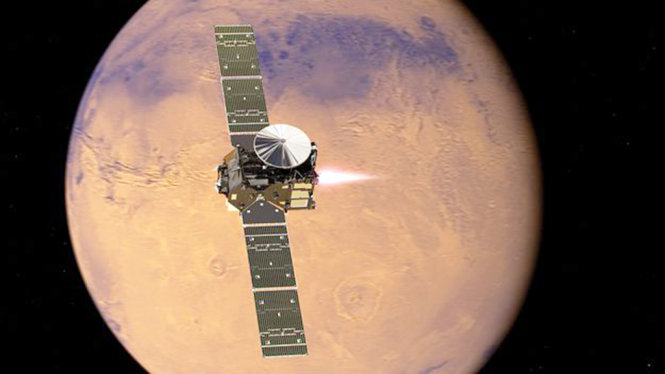 Đồ họa mô phỏng vệ tinh Trace Gas Orbiter (EAS)