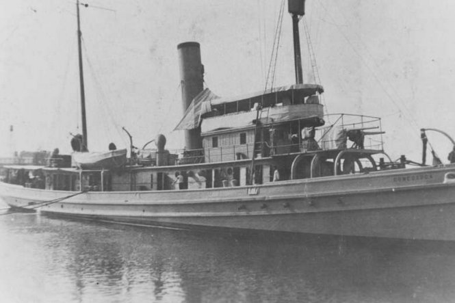 Tàu USS Conestoga trước khi mất tích - Ảnh: Reuters