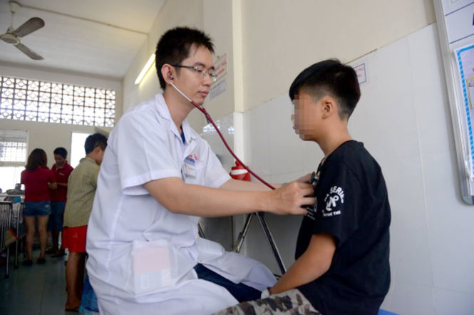 Trẻ em mắc bệnh đái tháo đường điều trị tại khoa thận - nội tiết Bệnh viện Nhi Đồng 1, TP.HCM - Ảnh: H.Khoa