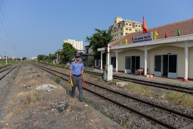 Nhiều nhà khoa học đề xuất, nghiên cứu phương án tổ chức ga hành khách tại ga Bình Triệu (P.Hiệp Bình Chánh, Q.Thủ Đức, TP.HCM) - Ảnh: Hữu Khoa