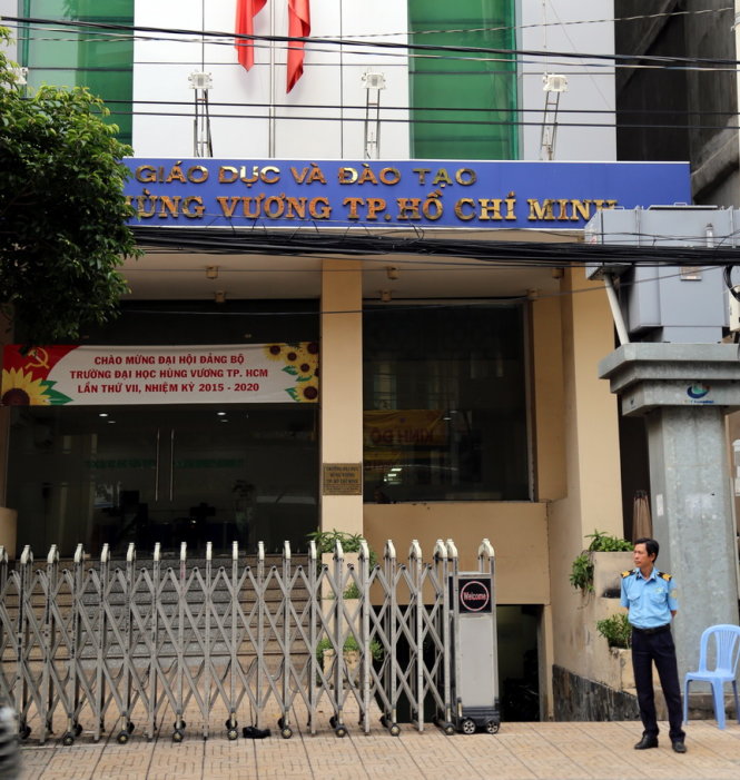 Trường ĐH Hùng Vương TP.HCM. Ảnh: Như Hùng