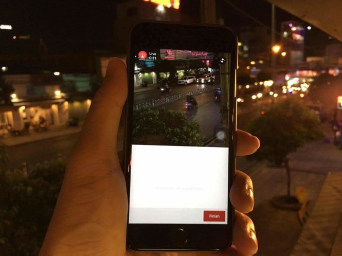 Một số người dùng Việt đã được mở tính năng Live video trên Facebook. - Ảnh: Đức Thiện