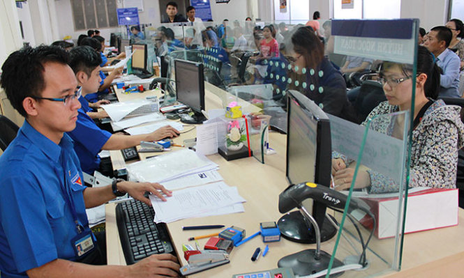 Bạn trẻ TP.HCM tham gia cải cách hành chính cũng là một trong những cách thể hiện sự quan tâm và giải quyết các vấn đề thời cuộc - Ảnh: Q.L.
