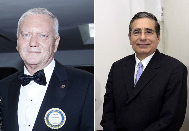 Hai nhân vật tai tiếng: ông Jürgen Mossack (trái) và ông Ramon Fonseca Mora - Ảnh: ICIJ