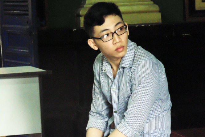 Bị cáo Thành tại tòa.