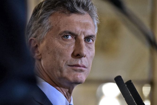 Tổng thống Argentine Mauricio Macri Ảnh: AFP