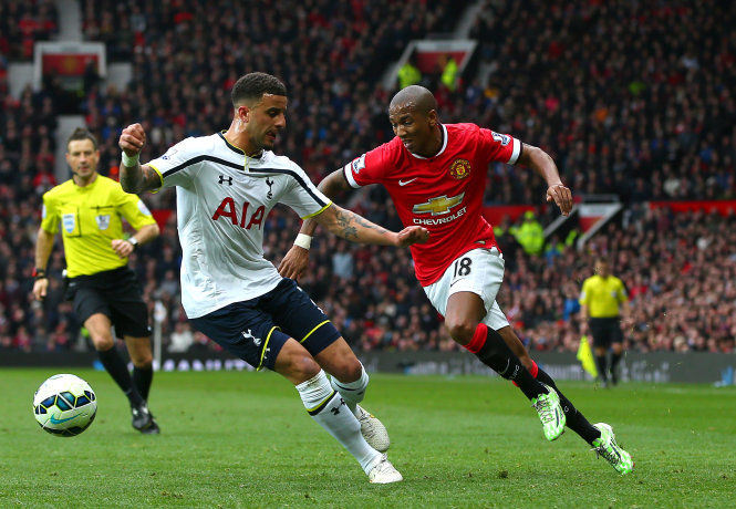Tottenham (áo trắng) không còn phải e ngại M.U - Ảnh: AFP